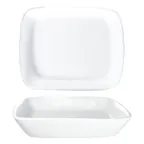image of International Tableware QP-86 - 8" x 6½" China Bowl, 26 oz, White, Microwave Safe - 1 Dozen
