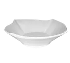 image of International Tableware RA-25 - 23 oz (8" x 2") Free‑Form Porcelain Bowl, Bright White, Microwave & Dishwasher Safe - 1 Dozen