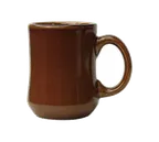 image of International Tableware RM-P-CP Mug, 8 oz (2-7/8" Dia x 3-3/4" H) Caramel Ceramic, Lead Free - 1 Dozen