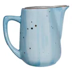 image of International Tableware RT-100-IC Creamer Pitcher, 6‑8 oz Ceramic Iceburg, Handle, Safe - 1 Dozen