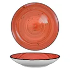 image of International Tableware RT-107-RU - 7" Round Pasta Bowl, 14.5oz, Ceramic Ruby, 1 Dozen