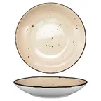 image of International Tableware RT-107-WH 7" Pasta Bowl, 14.5 oz., Ceramic, Round, Microwave Safe - 1 Dozen