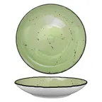 image of International Tableware RT-110-LI - 46 oz (10") Lime Ceramic Pasta Bowl Microwave Safe - 1 Dozen