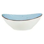 image of International Tableware RT-15-IC - Oval 4" x 3" x 1.75" 3 oz Ceramic Bowl, Microwave Safe - 1 Dozen