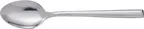 image of International Tableware SA-114 Dessert Spoon, 8" 18/0 Stainless Steel Silver Finish - 1 Dozen