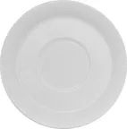 image of International Tableware SB-2 China Saucer, 6" Wide Rim, Round Porcelain, Bright White, 1 Dozen