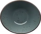 image of International Tableware SH-910-LN - 5" Oval Stoneware Bowl, 7 oz, Lunar Blue, Glaze Finish - 1 Dozen