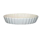 image of International Tableware SOFO-65-EW - Oval Porcelain Crème Brulee Ramekin, 6.125" x 4.25", 1 Dozen