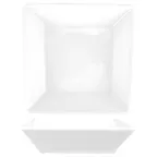 image of International Tableware SP-66 16oz Square Porcelain Bowl, 6-1/8" x 1-1/2" - 1 Dozen