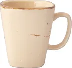 image of International Tableware SV-17-KH - 12 oz Khaki Stoneware Cup, Microwave Safe - 1 Dozen