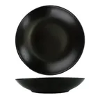 image of International Tableware TN-110-MB - 10" Black Porcelain Bowl, 40 oz (1.25 Qt), Safe - 1 Dozen