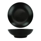 image of International Tableware TN-207-MB – 20 oz Black Porcelain Bowl 6"¾ Dia x 2"⅛ H - 1 Dozen