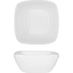 image of International Tableware TN-31-MW - Torino™ Fruit Dish, 3‑3/4" x 1‑1/2" 6 oz, Stoneware, White - 1 Dozen