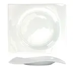 image of International Tableware VL-77 China Plate, 7-1/2" Square Porcelain White, Dishwasher Safe - 1 Dozen