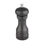 image of APS Germany APS 40556 Pepper Mill, 2-3/8" Dia x 6-1/8" H, Stainless Steel Black Finish, Grind - 6/Case