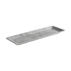 image of APS Germany APS 84824 - Melamine Serving Tray, 12" x 4" Concrete Pattern, Stackable Safe - 6/Case