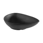 image of APS Germany APS 85077 - Melamine Bowl, 27 oz (11" x 9"), Black Finish, Scratch-Proof - 6/Case