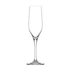 image of LAV HORECA LH-GST118FT Champagne Flute Glass, 6 oz, 8 5/8" Height, 2 5/8" Base, Crystal - 24/Case