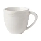 image of Mikasa 5260086 Camilla Demitasse Cup, 3 oz, Vitrified Porcelain, White, Dishwasher & Microwave Safe