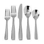 image of Mikasa 5263690 Tablespoon Spoon, 7-9/10"L, Heavy Weight, 18/10 Stainless Steel, Delano - Dozen