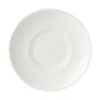 image of Mikasa 5292195 Bistro Blanc China Saucer, 6-3/4" dia., Vitrified Porcelain, White