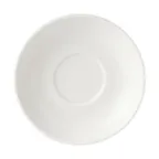 image of Mikasa 5292260 Bistro Blanc China Saucer, 6.25" dia., Vitrified Porcelain, White