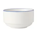 image of Mikasa 5305731 Bistro Cup - 9.5 oz (0.3 qt), 4.1" Height, Pin Blue Porcelain Dinnerware
