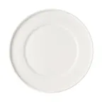 image of Mikasa 5308911 Porthole Plate, 8.8" Wide Rim, White, Bone China Round Dinnerware