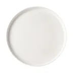 image of Mikasa 5308917 Callisto Dinnerware Plate, 10.6" Wide Rim, Round Shape, White Bone China