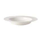 image of Mikasa 5309147 Melinda Plate, 11" Deep Rim, White Bone China, 34.13 oz., Elegant Round Dinnerware