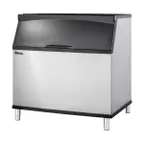 image of True TIB-948-A Ice Bin - 48"W x 35"D x 50"H, 865 lb Capacity, Aluminum Exterior, Slow-Close Door