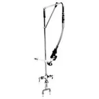 image of AllPoints 1071127 Pre‑Rinse Faucet Assembly, 33" H, 4" Deck, 1.6 GPM, Chrome‑Plated Brass, Lead‑Free