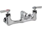 image of AllPoints 1081005 Encore Sink Faucet Wall‑Mount 8" Centers 2½" Spout Pail Hook ½" NPT Inlets Brass