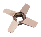image of AllPoints 2481048 Knife, 2-7/8"W x 1/2" ID center square