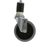 image of AllPoints 262384 Swivel Stem Caster, 4" W, 1-1/2" OD Tubing, 3-4" Rubber, No Brake, 90-199 lbs
