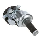 image of AllPoints 262405 Swivel Stem Caster, 3‑4" Size, 200‑249 lb, Wheel with Brake, 1‑5/8" OD Tubing