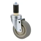image of AllPoints 263372 Stem Caster, 4" Gray, 240 lb Capacity, 1-1/4" Tubing, No Brake, Heavy‑Duty Part