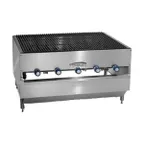 image of Imperial ICB-6036 60" x 36" Countertop Gas Chicken Broiler w/ (6) Burners, 300.000 BTU