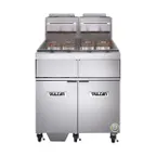 image of Vulcan 2GR45MF-QS-PLATINUM 31" (Quick Ship) 90-100 lbs 2 Unit Gas Deep Fryer with Millivolt Controls - 240,000 BTU