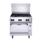 image of Vulcan 36S-6BN-QS-PLATINUM 36" Gas Restaurant Range