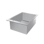 image of Winholt WS-DIS-FE-1110-10DP Drop-In Sink, One Compartment