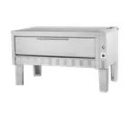 image of Zesto 315SS 72" Single-Deck Gas Oven w/ 1-1/2" Stone Hearth, 102,000 BTU, Space Saver