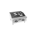 image of Comstock-Castle 3224LB 24" Countertop Gas Lava Rock Charbroiler w/ (3) Burners, 60.000 BTU