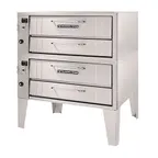 image of Bakers Pride 352 57" Double Deck Gas Pizza Oven