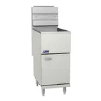 image of Pitco 35C+S Full Pot Floor Model Economy Gas Fryer w/ 35-40 lb. Capacity, 90.000 BTU