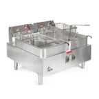 image of Star Max 530TF Countertop Split Pot Electric Fryer w/ 30 Lb Capacity, Single Basket, 208/240V