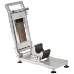 image of Nemco 56610A-2 Manual Roma Tomato Slicer with 1/4" Slice and Scalloped Blade