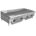image of Star 6148RCBF 48" Countertop Gas Radiant Charbroiler w/ (4) Burners, 140.000 BTU