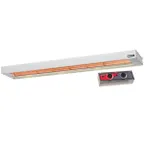 image of Nemco 6155-24-D-208 Bar Heater, Remote-Controlled, Dual, 24" X 13-1/2" X 2-3/4"