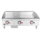 image of Star 636TF 36" Star-Max® Countertop Thermostatic Gas Griddle, 1" Steel Plate - 84.900 BTU